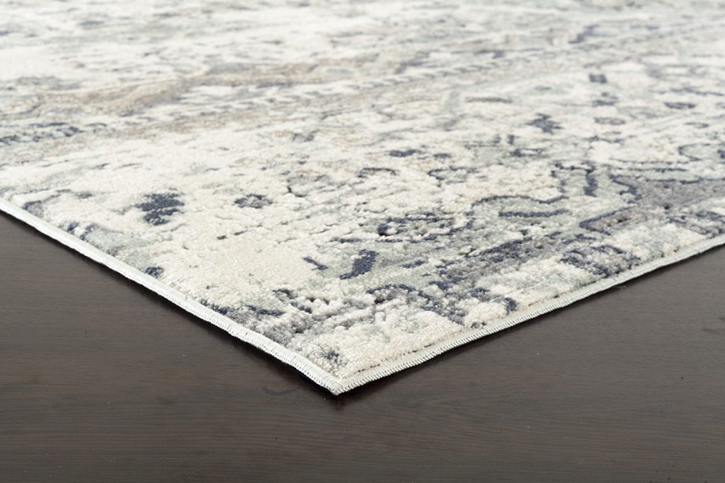 Providence Blue Chenille 833 Polypropylene Rug