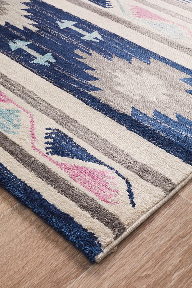 Zanzibar 761 Navy Polypropylene Rug