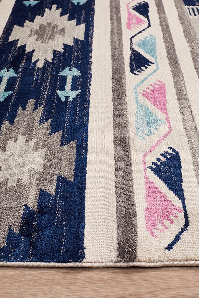 Zanzibar 761 Navy Polypropylene Rug