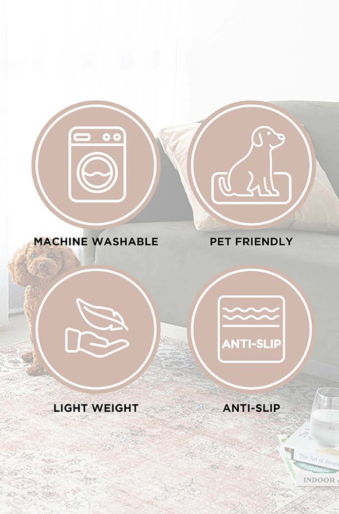 REVIVE CATO BLUE - COLLECTIONS REVIVE - Product Detail - Rectangle Rug - Benefits