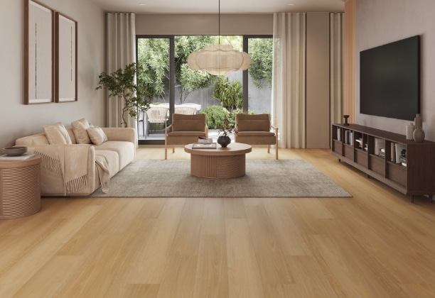 Reside Desert Oasis Cracked Earth LVP Lifestyle