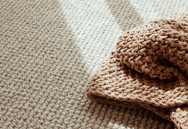 Hampton Bay Waterfall wool carpet detail shot