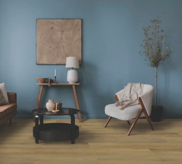 FastFIT Max Umber LVP Lifestyle Warm timber floors from Flooring Xtra