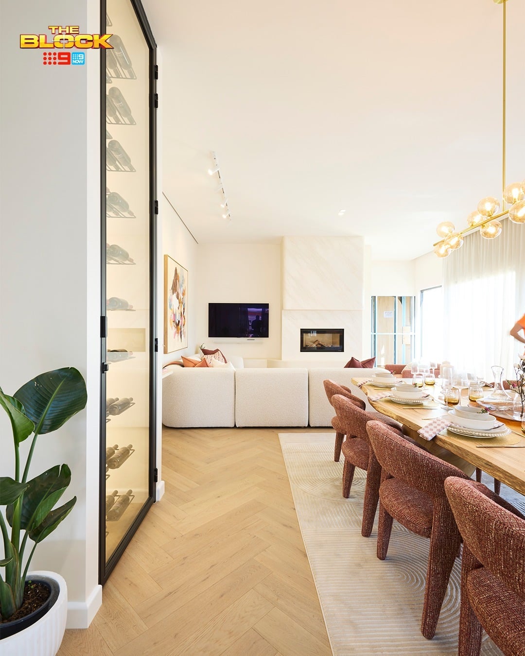 The Block 2025 House 2 Han and Can - Living and Dining