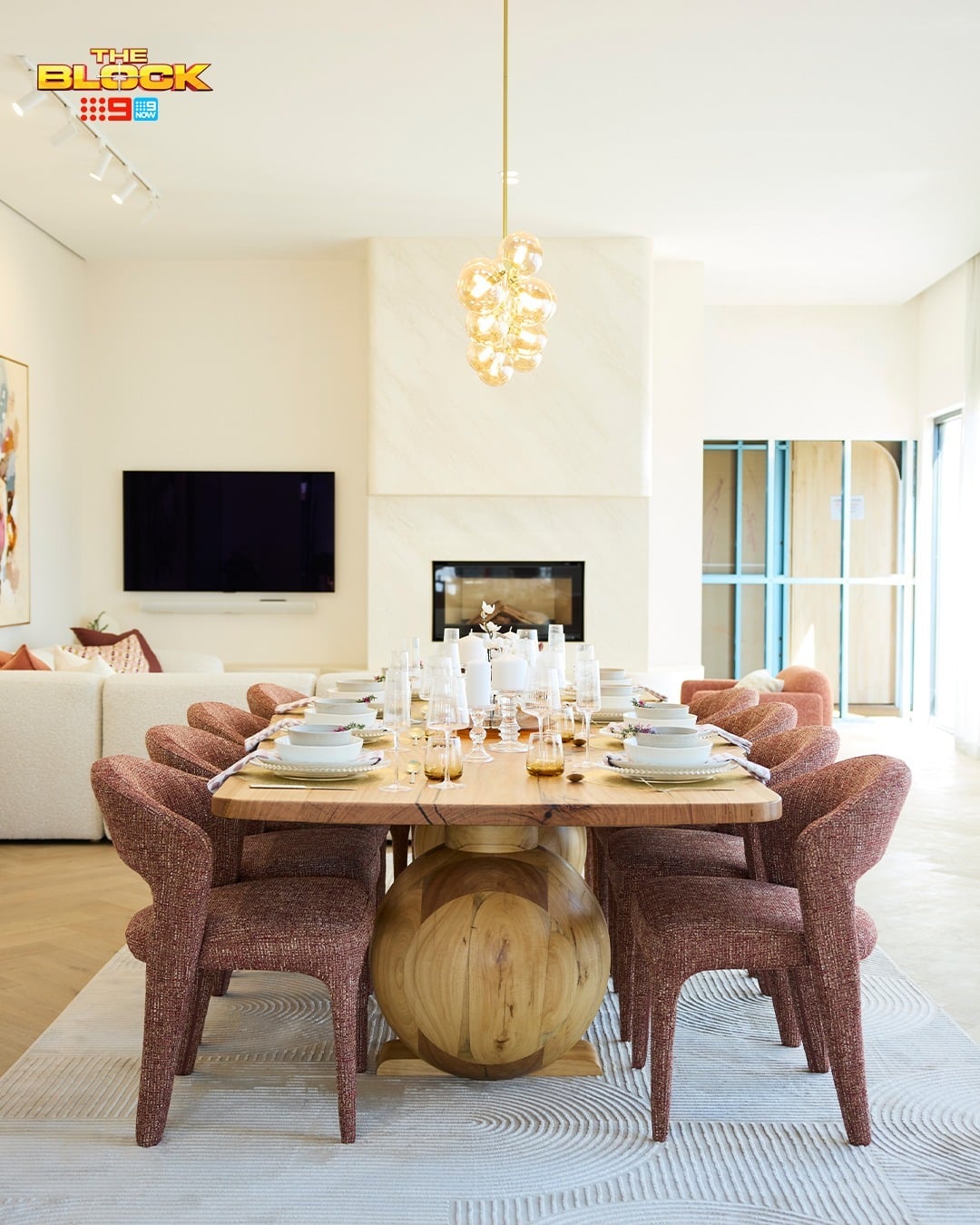The Block 2025 House 2 Han and Can - Living and Dinning