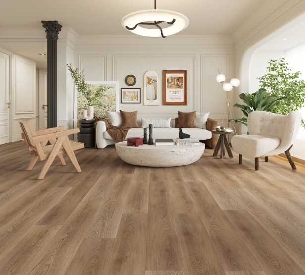 Kanso Calm Umber Laminate Lifestyle