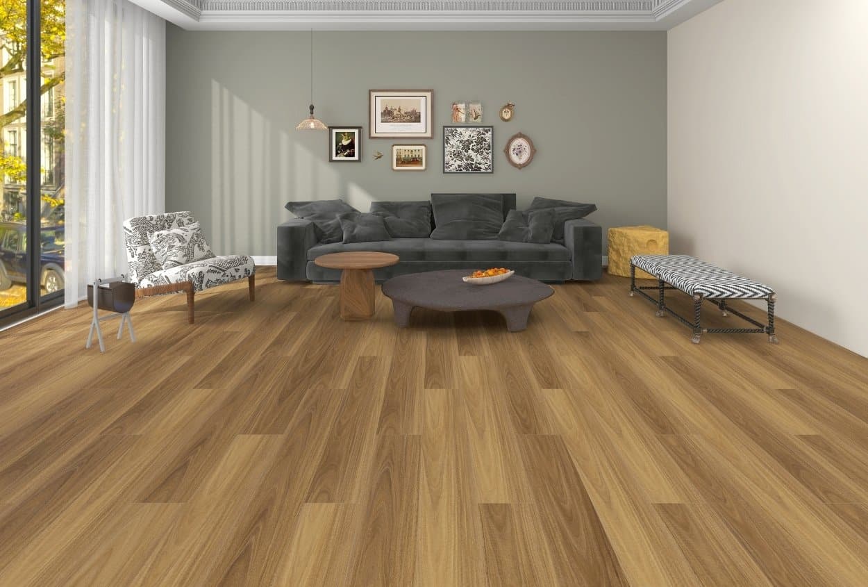 Kanso Sepia Spotted Gum Laminate Lifestyle