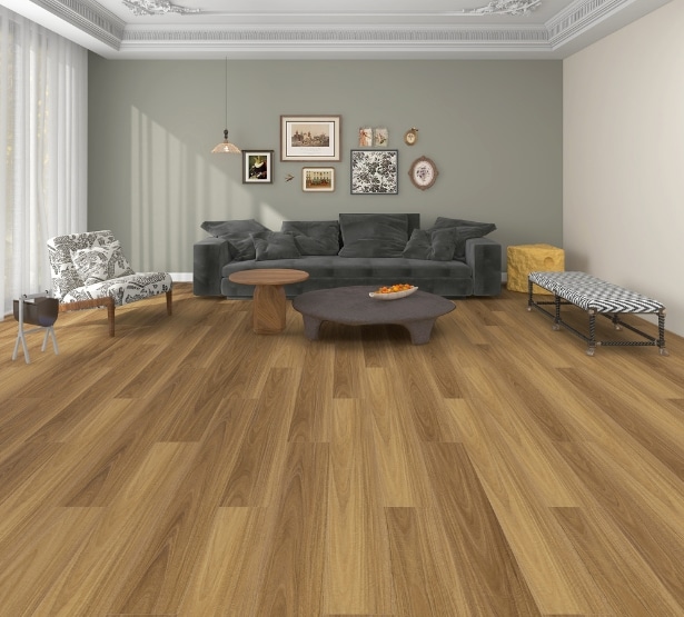 Kanso Sepia Spotted Gum Laminate Lifestyle