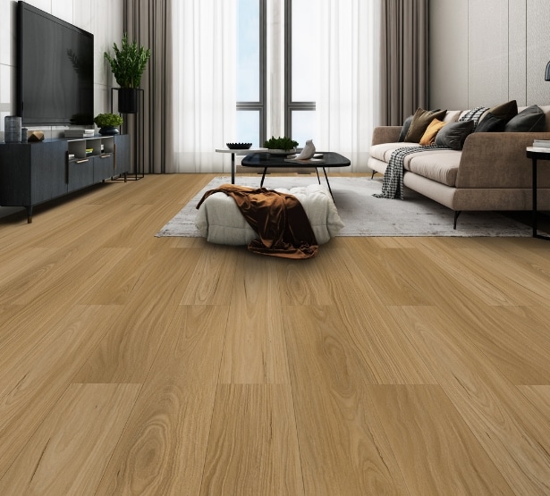 Kanso Warm Blackbutt Laminate Lifestyle