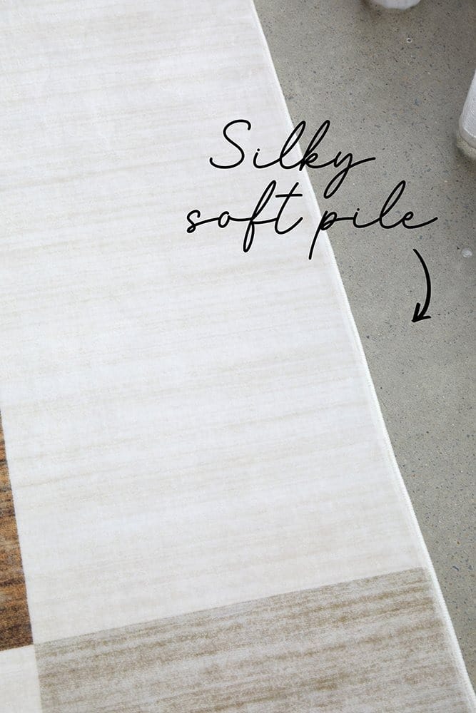 Revive Eden Brindle Polyester Pile Rug