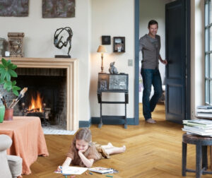 Scarborough Herringbone Grande Spotted Gum Matt