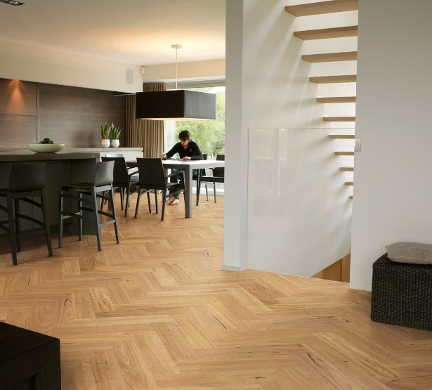 Scarborough Herringbone Blackbutt Matt Timber
